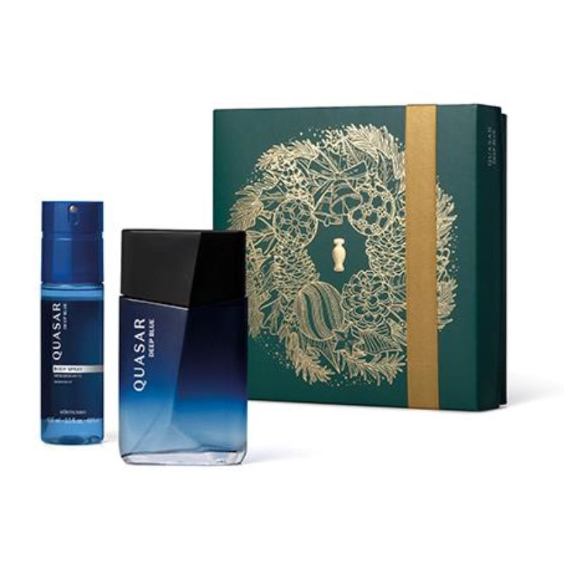 KIT PRESENTE QUASAR DEEP BLUE (2 ITENS)